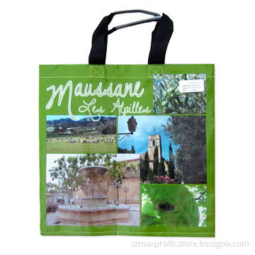 Non-woven Green Color Shopping Bag
